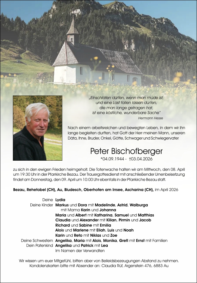 Peter Bischofberger